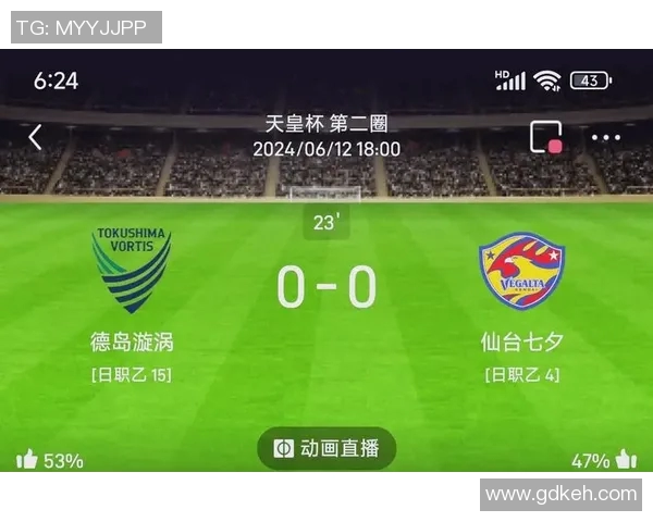 仙台与山形激战天皇杯争夺晋级名额的精彩对决